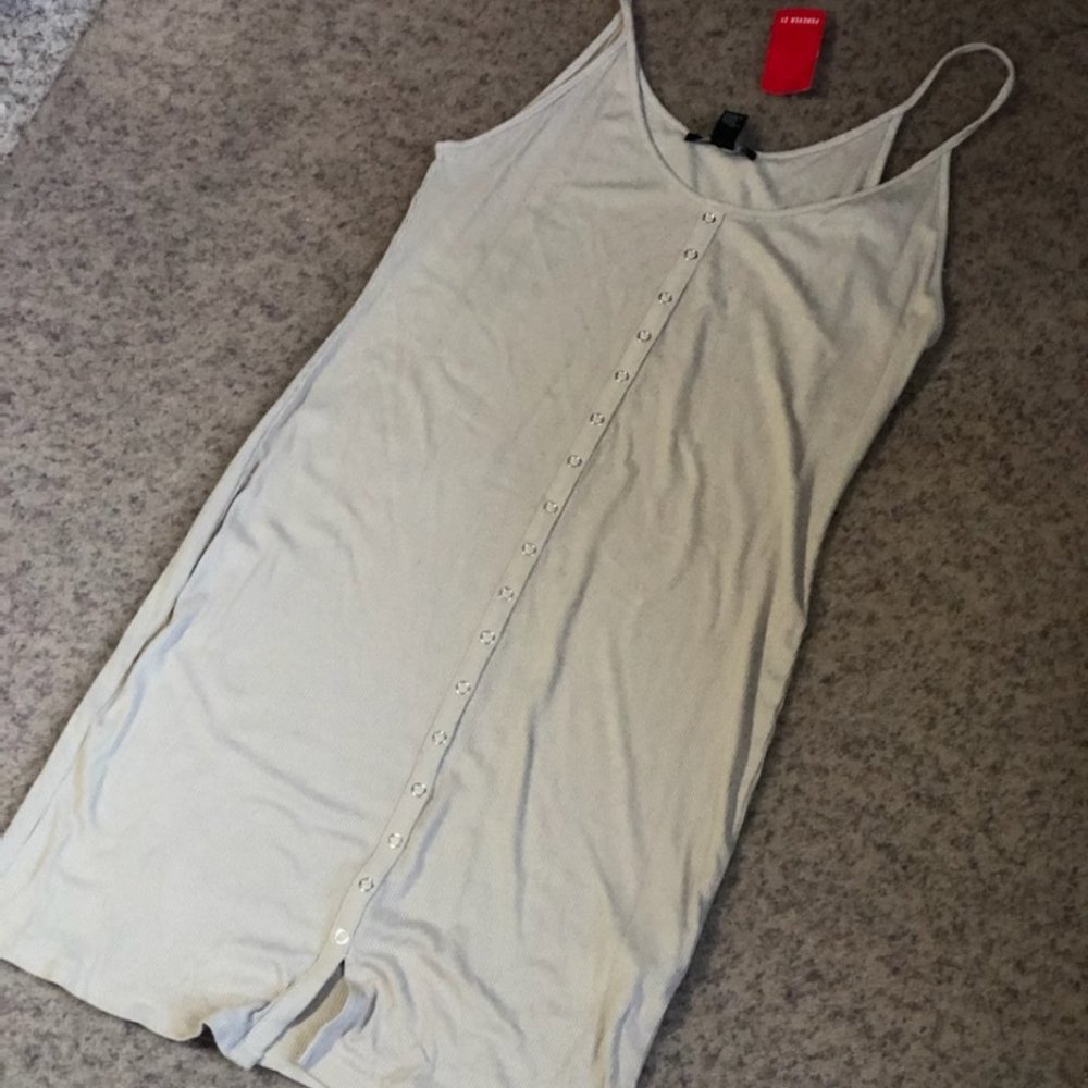 Mini Beige Bodycon Dress